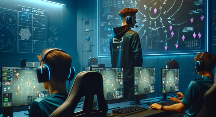 Esports IGL candidly leading strategy, communication, and practice during team training